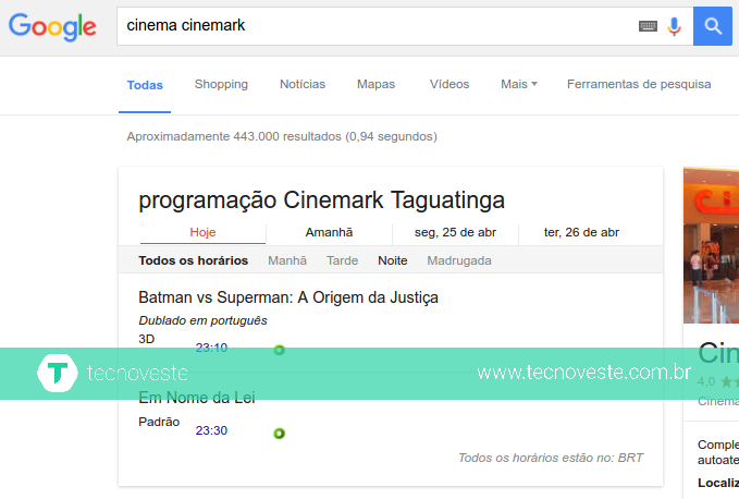 Google no Cinema | Tecnoveste