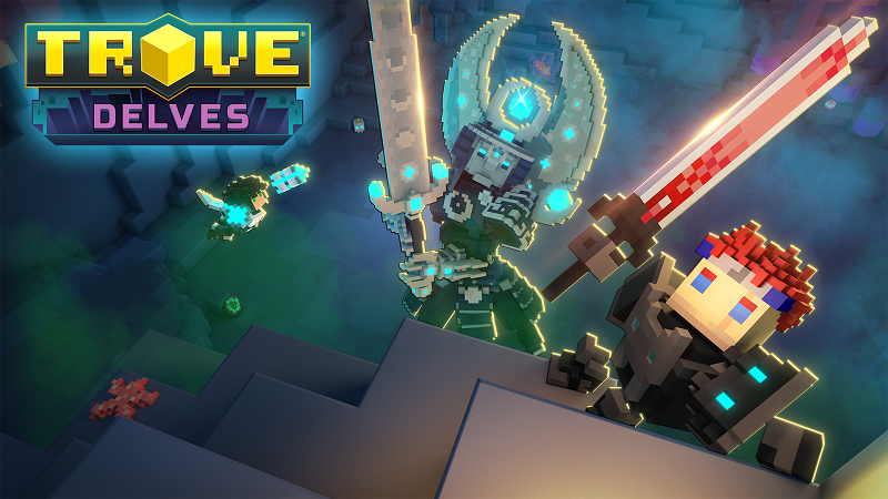 JOGOS: Minecraft + Free Fire = Trove Delves [Lançamento!]